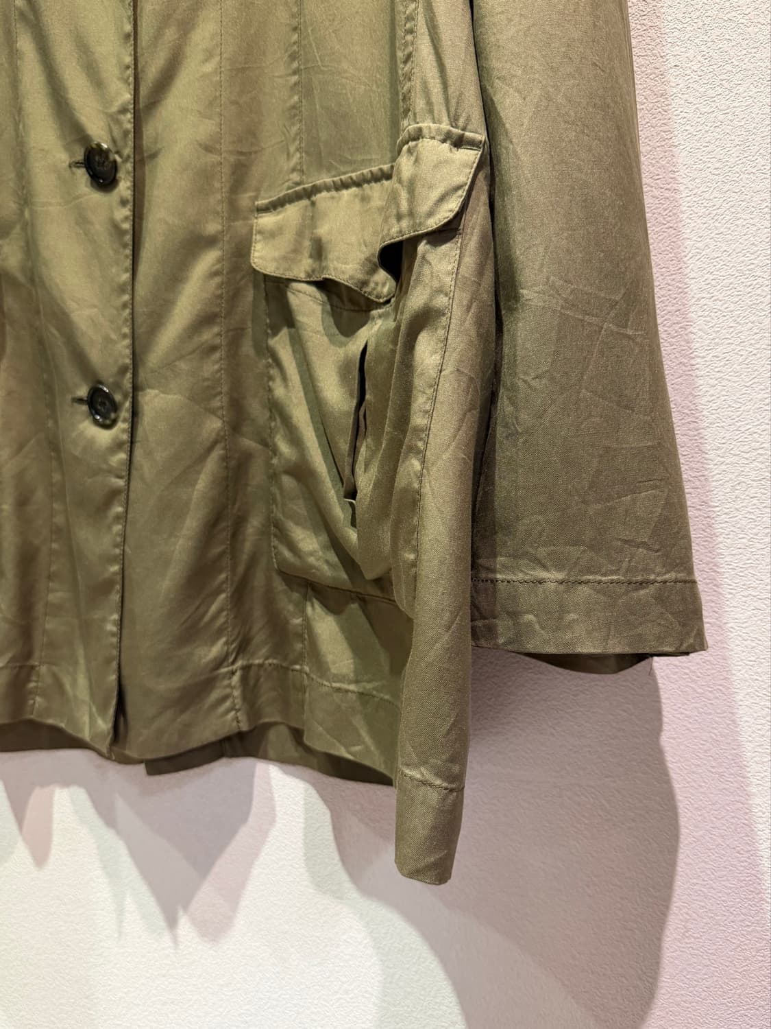 Yoshie Inaba 100% Silk Safari Jacket 상품이미지3