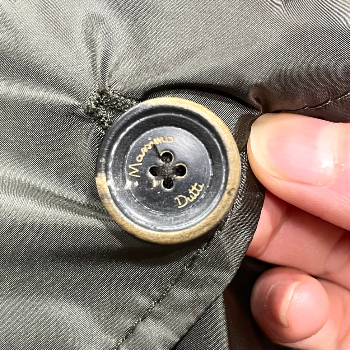 마시모두띠 카키 바람막이 자켓 남성 US40 상품이미지6