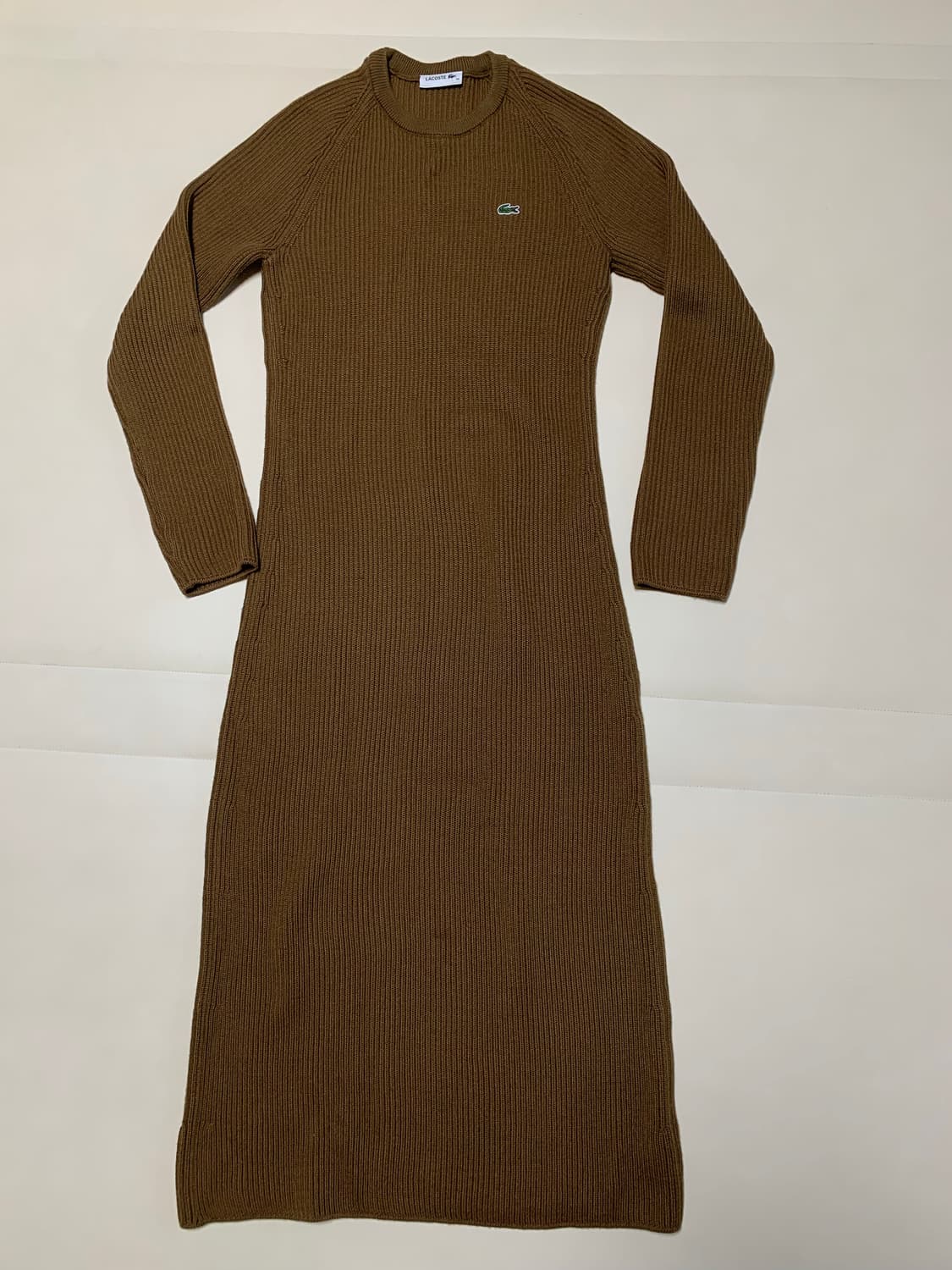 라코스테 여성 골지 롱 니트 원피스 EF2324-20C_AEV 상품이미지3