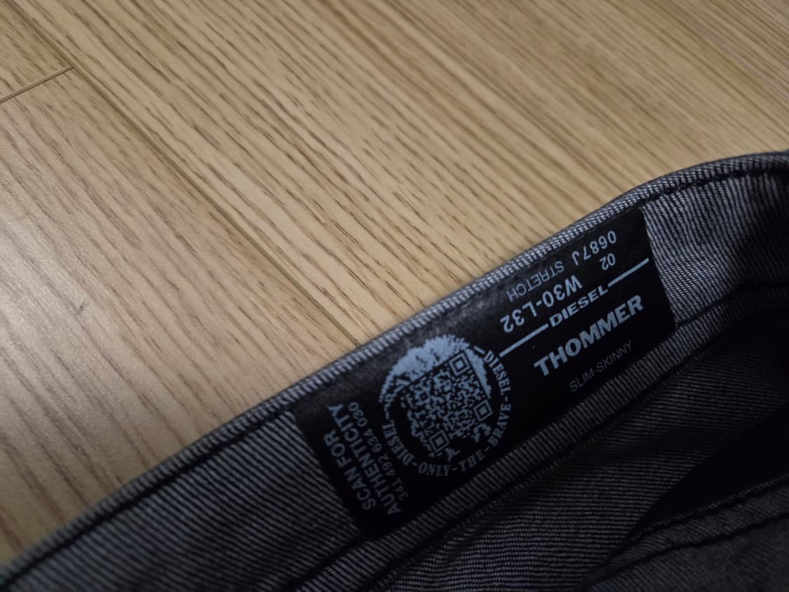 디젤  Thommer 슬림핏 워싱 청바지 상품이미지5