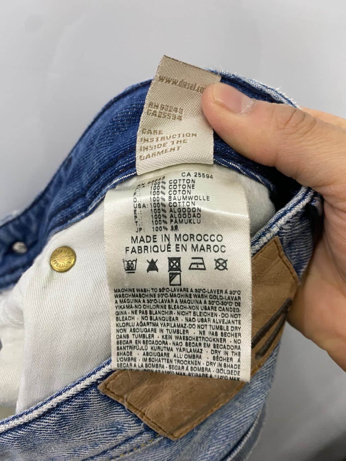 디젤 빅로고 데님팬츠(31) 상품이미지4