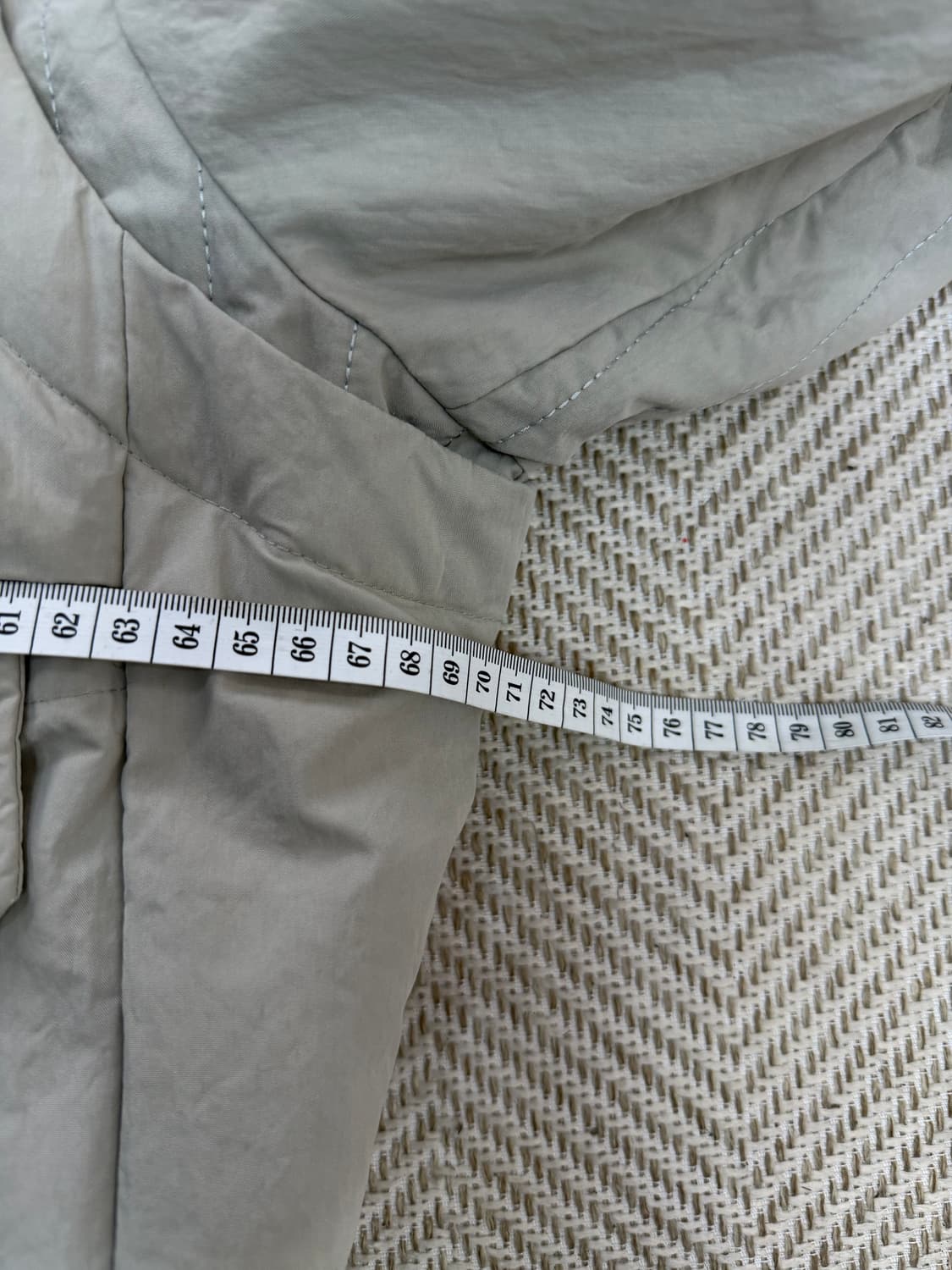 정품) 시스템옴므 한섬 22ss 나일론 구스패딩 105 상품이미지9