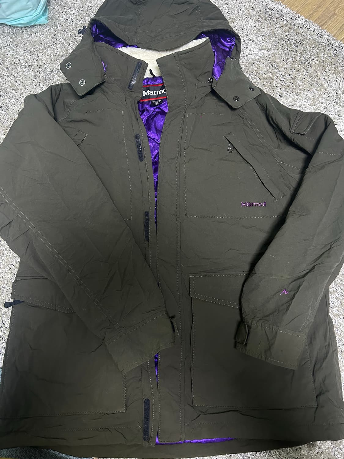 일본판 마무트 카키야상자켓 사이즈 105~110 상품이미지1