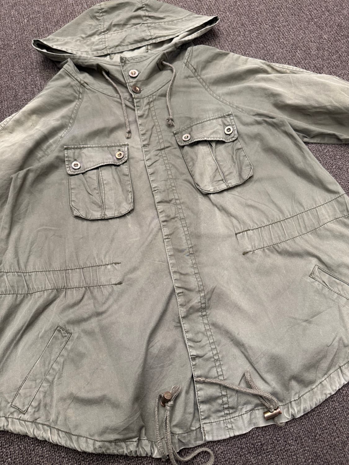 OS)ROTE ROSE 빈티지 여성 야상 자켓 상품이미지2