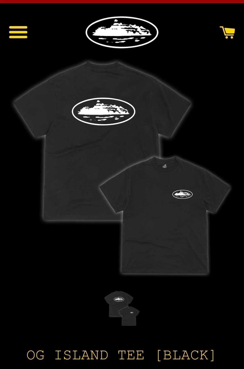 Corteiz og island tee 상품이미지1