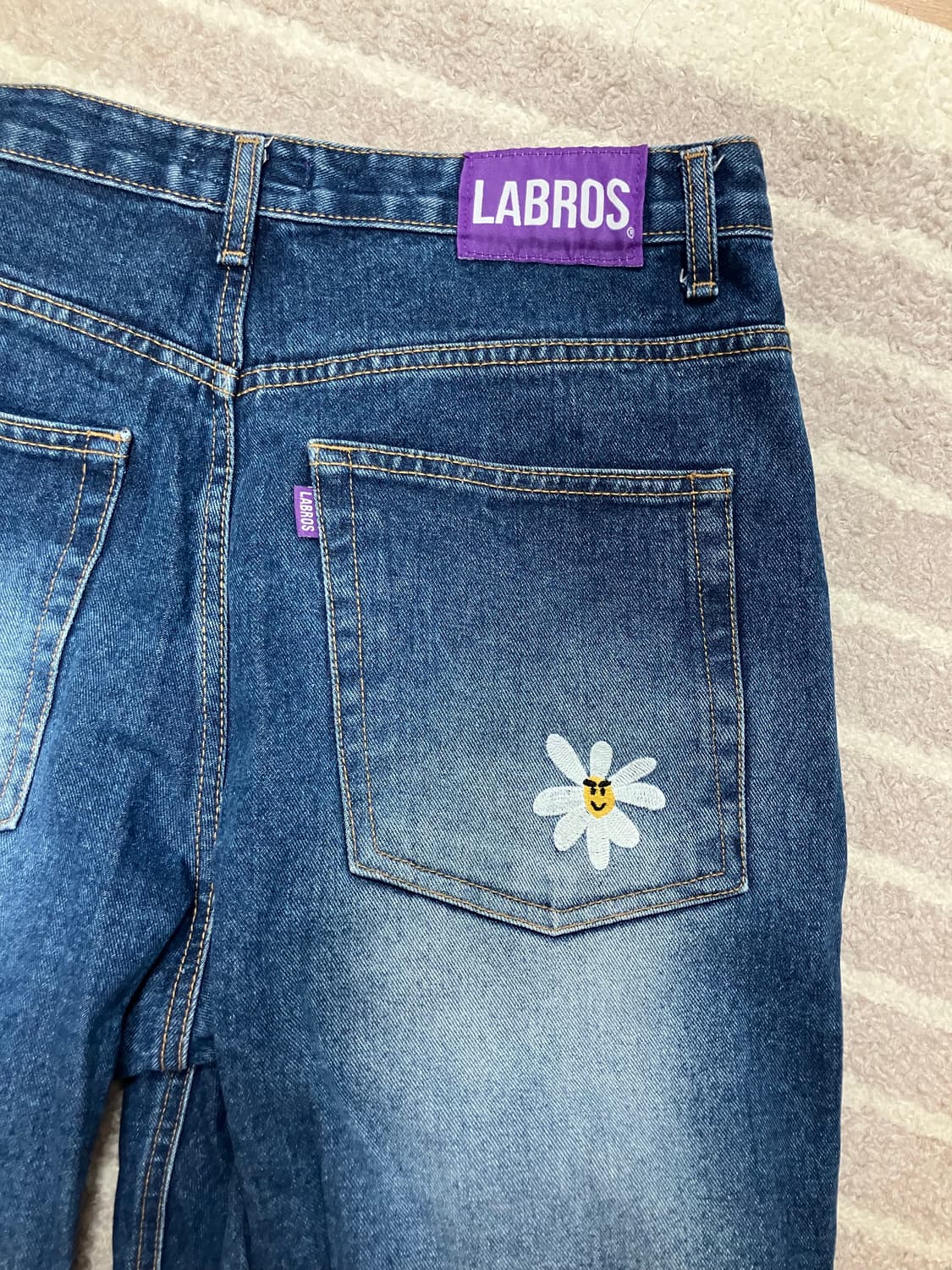 라브로스 LABROS 데이지 배기진 데님 L 상품이미지1
