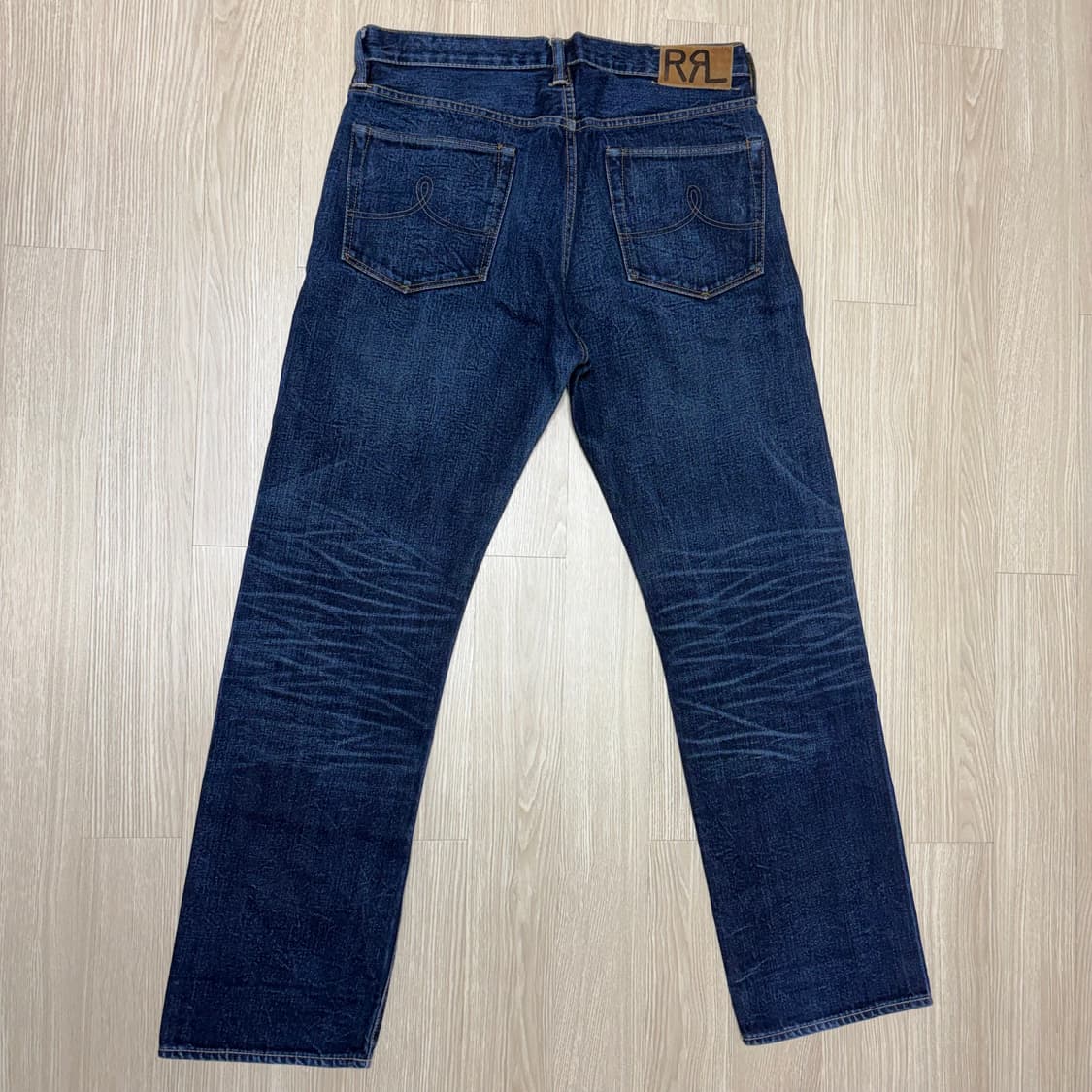[34x32] RRL 셀비지 스트레이트 데님 made in usa 상품이미지2