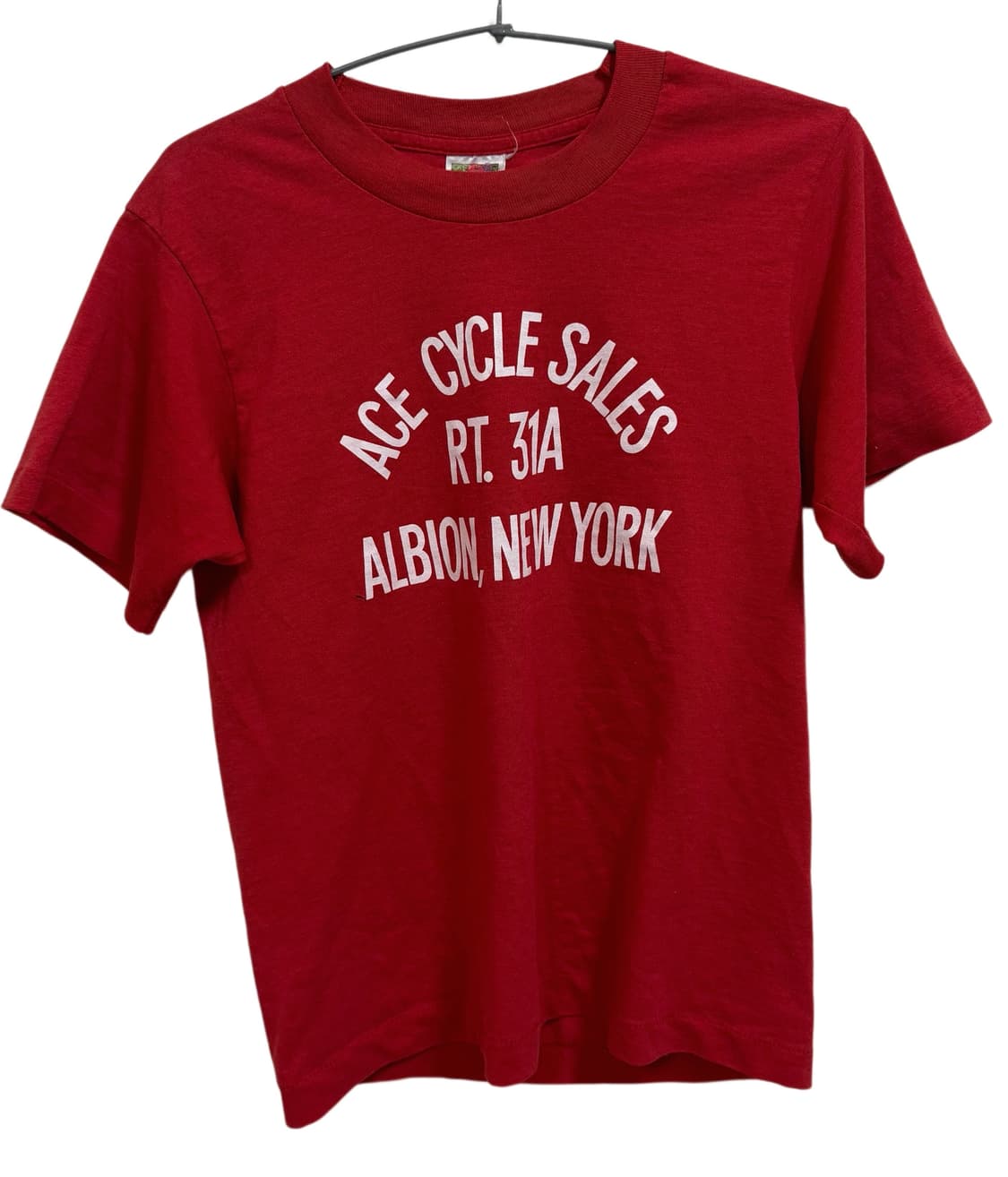 90s fruit of the loom usa 빈티지 레드 티셔츠 상품이미지1