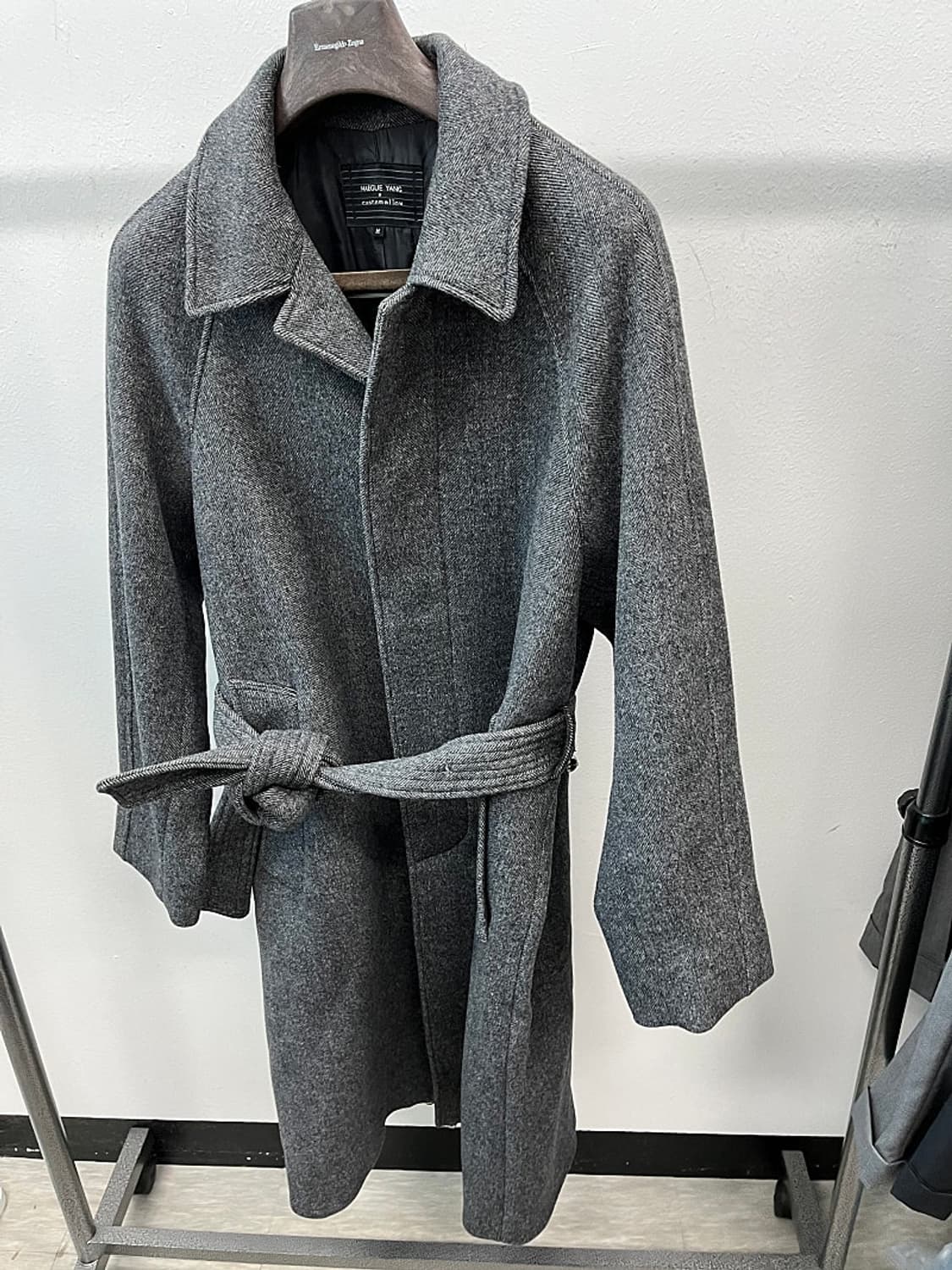 100) 커스텀멜로우 헤링본 발마칸코트  상품이미지1