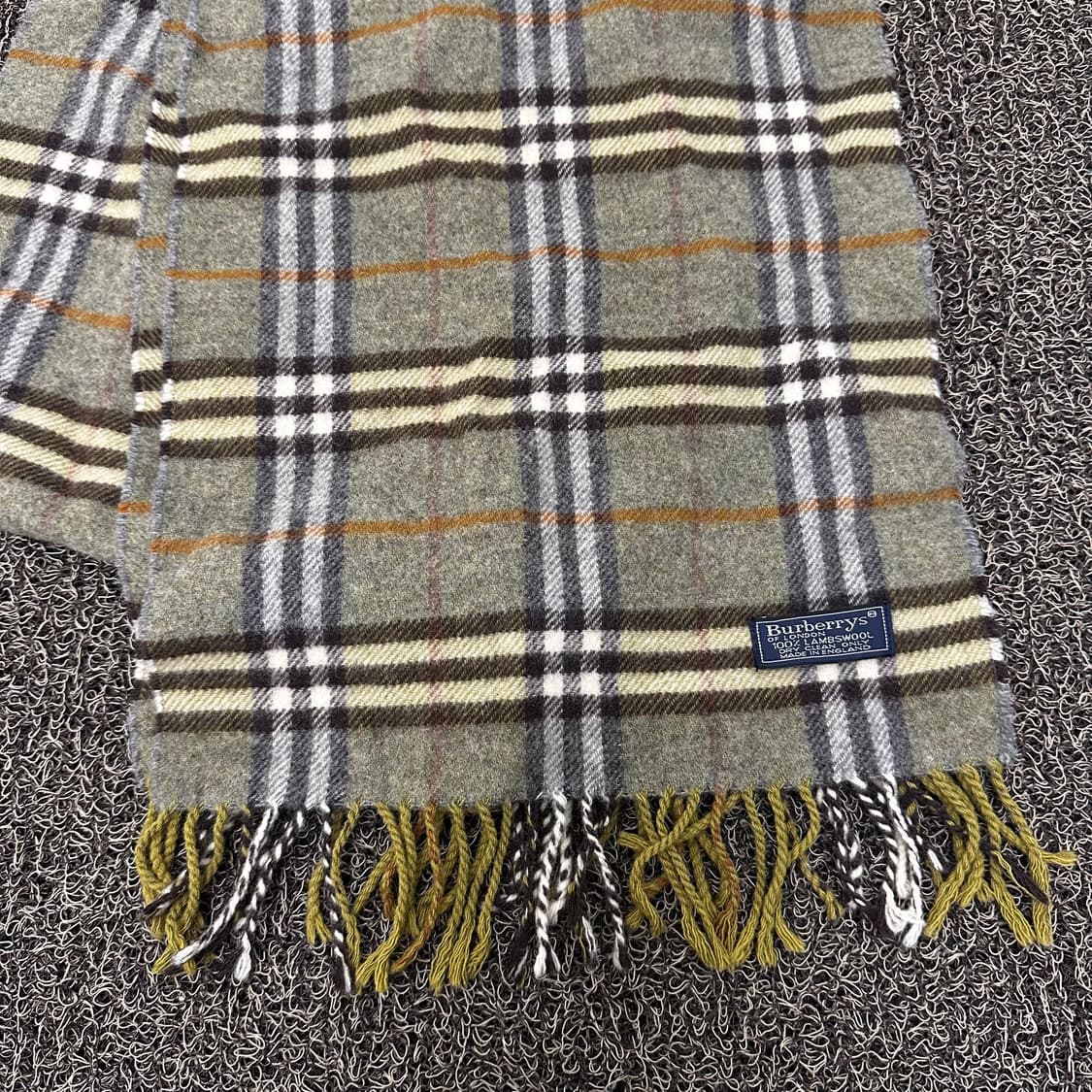 버버리 체크 머플러 램스울 스카프 목도리 상품이미지3