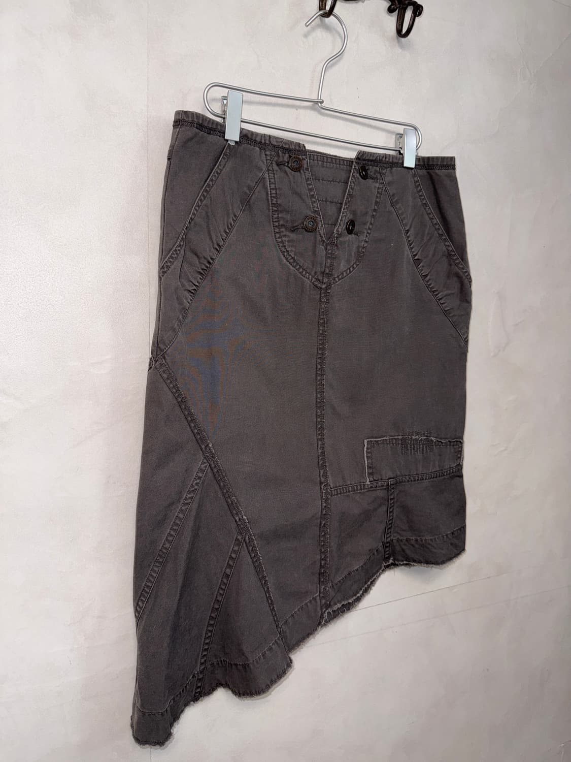 DIESEL charcoal patch line unbalanced sk 상품이미지3