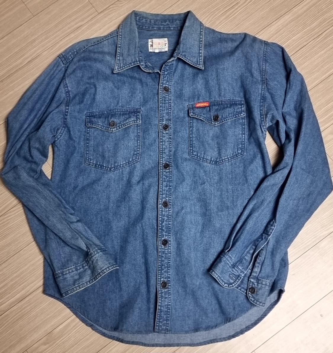 80s 빈티지 조다쉬 데님 셔츠 남방(100-105) 상품이미지1