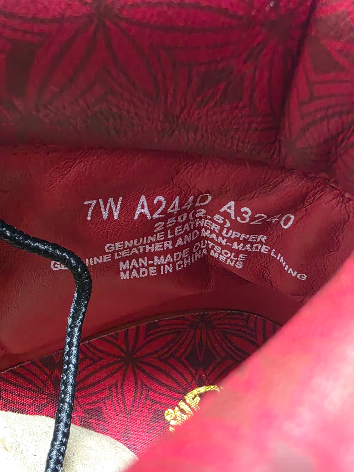 [250~255]팀버랜드 6인치 워터프루프 블랙레드부츠 상품이미지9