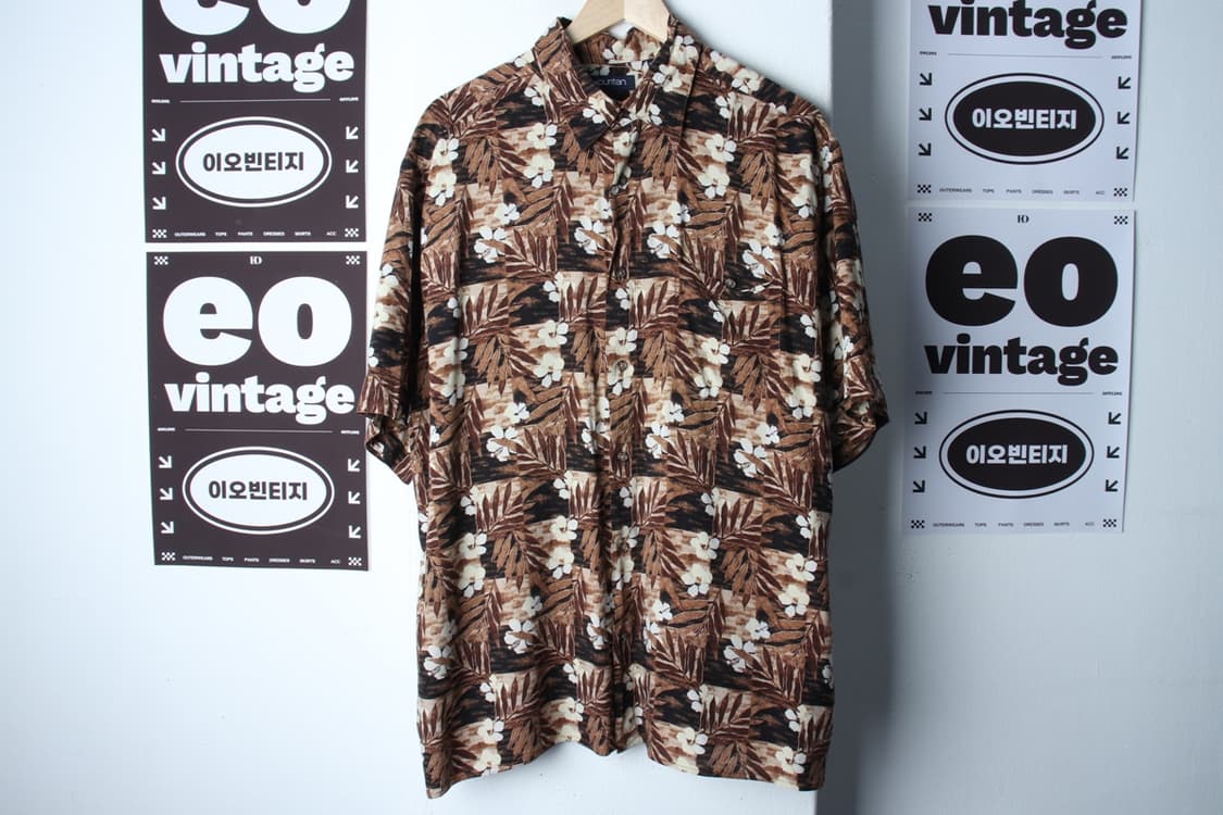 (L-2XL) 브랜드빈티지 반팔셔츠 남방 USA 하와이안-H33363 상품이미지2