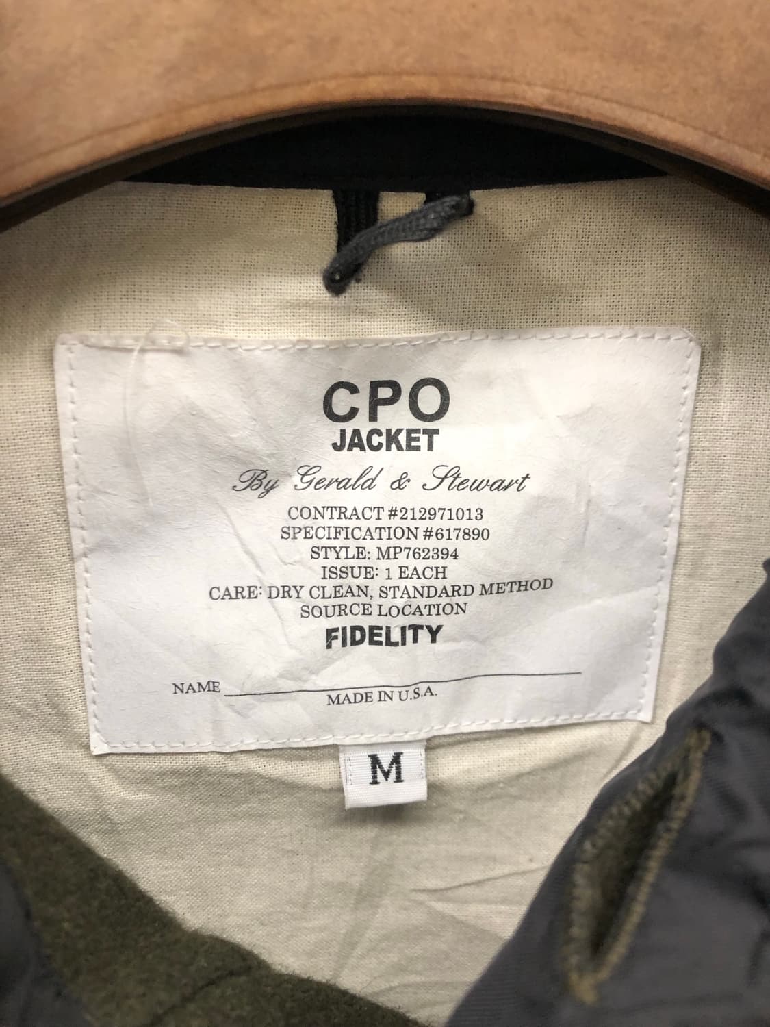 made in USA 밀리터리 울셔츠 상품이미지3