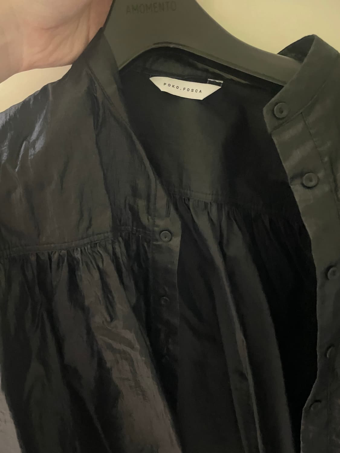 Pokofosca 포코포스카 글로시 버튼 셔츠 상품이미지6