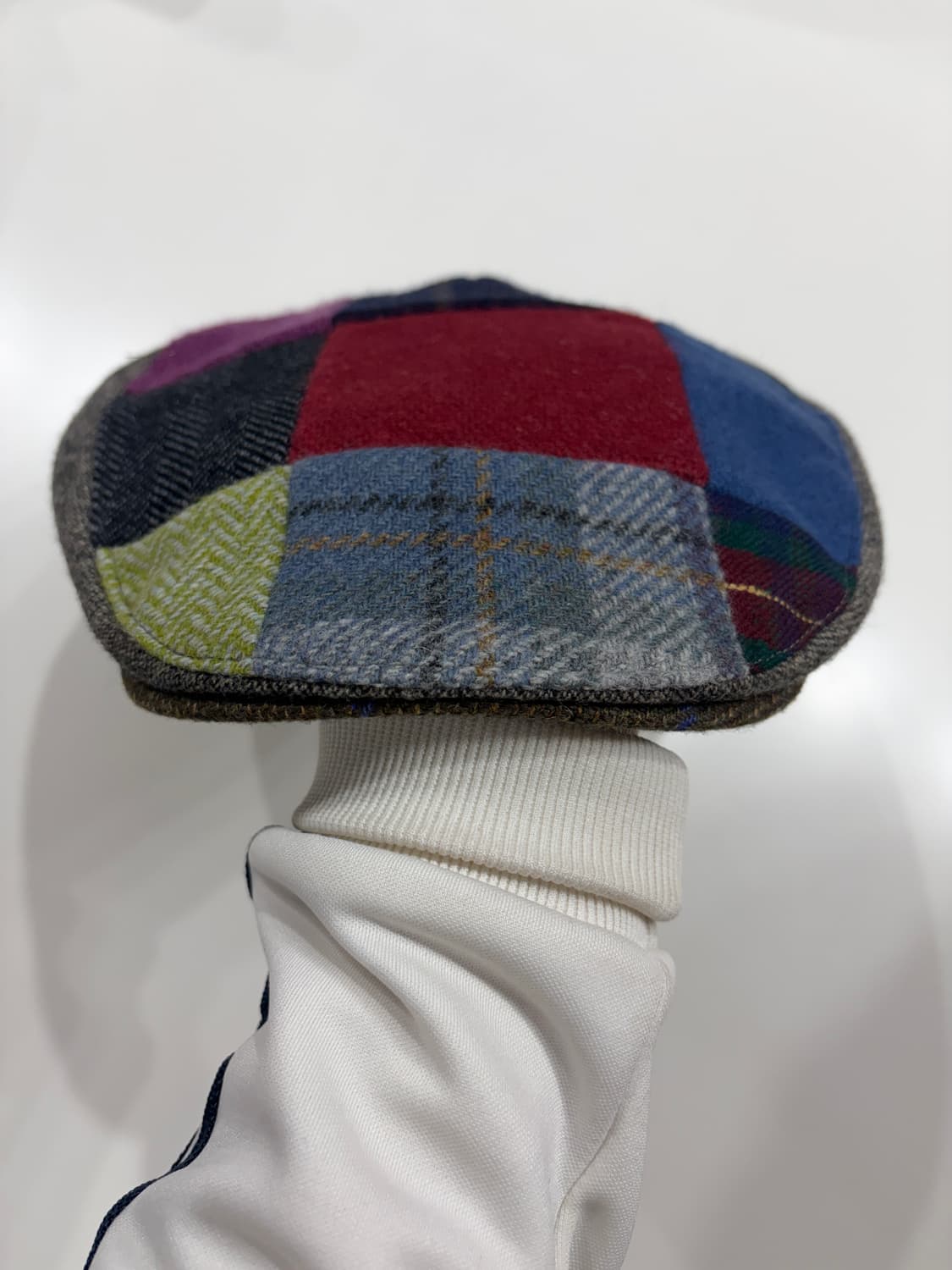 도네갈 울100%  패치워크 헌팅캡 (made in Ireland) 상품이미지2