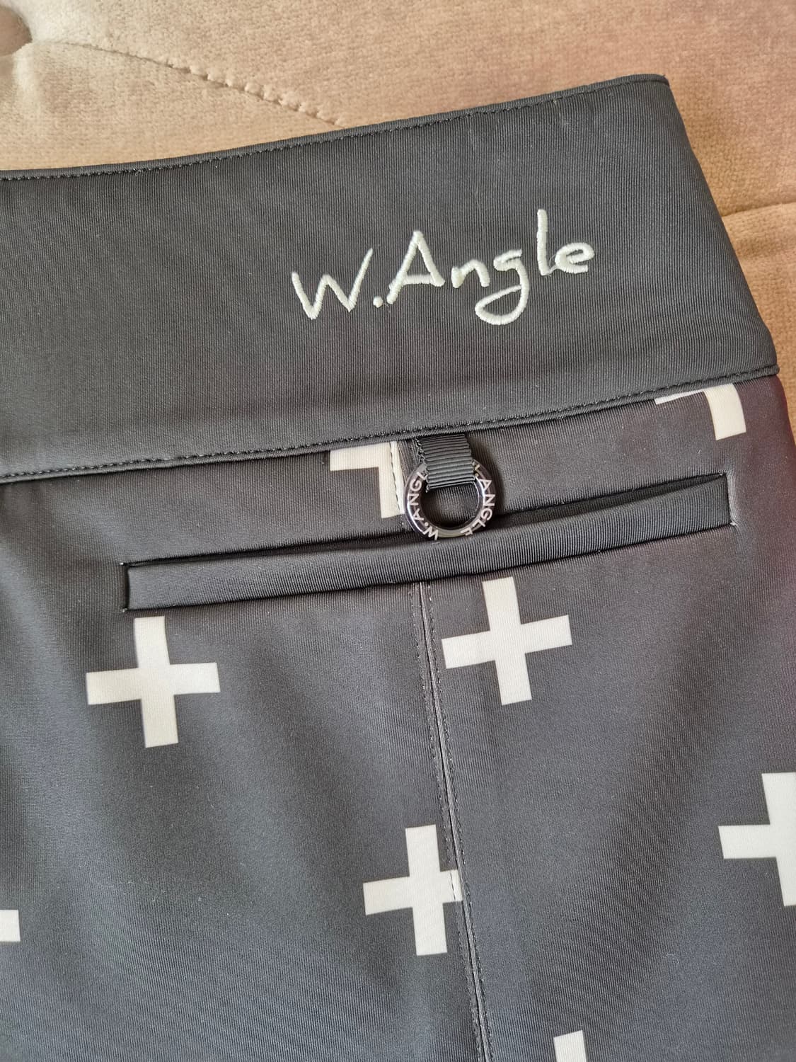 와이드앵글 여성 블랙치마반바지 64사이즈 상품이미지3