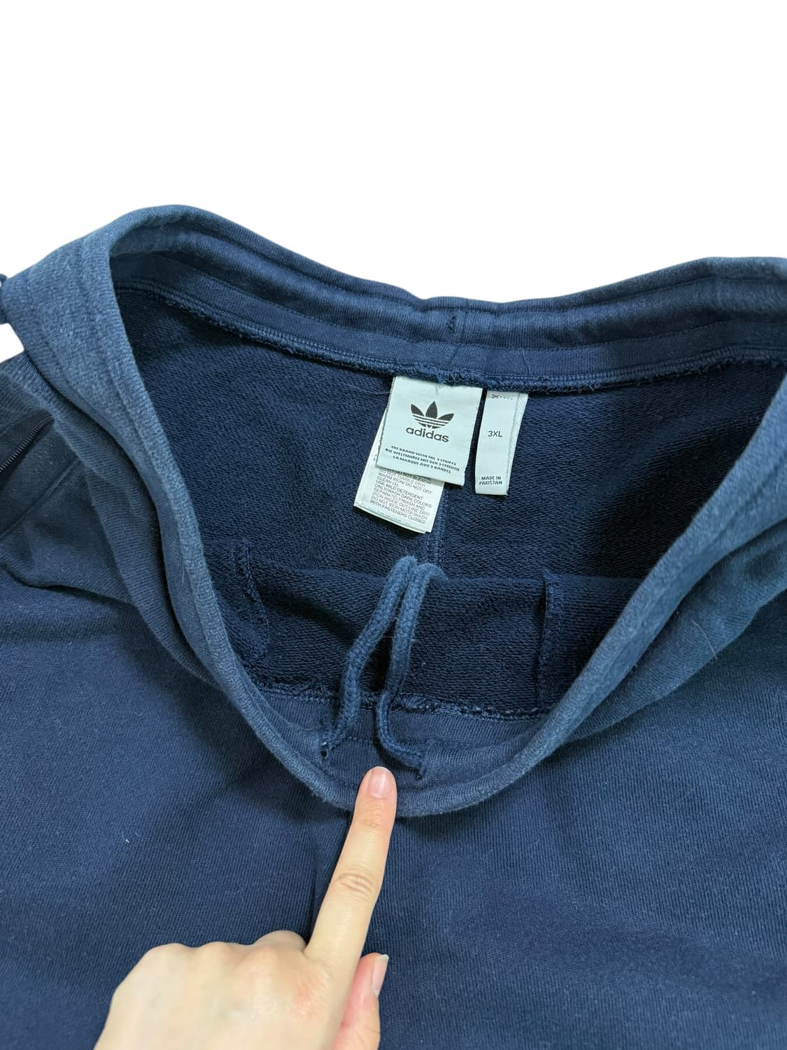 아디다스 네이비 코튼 반바지 상품이미지6