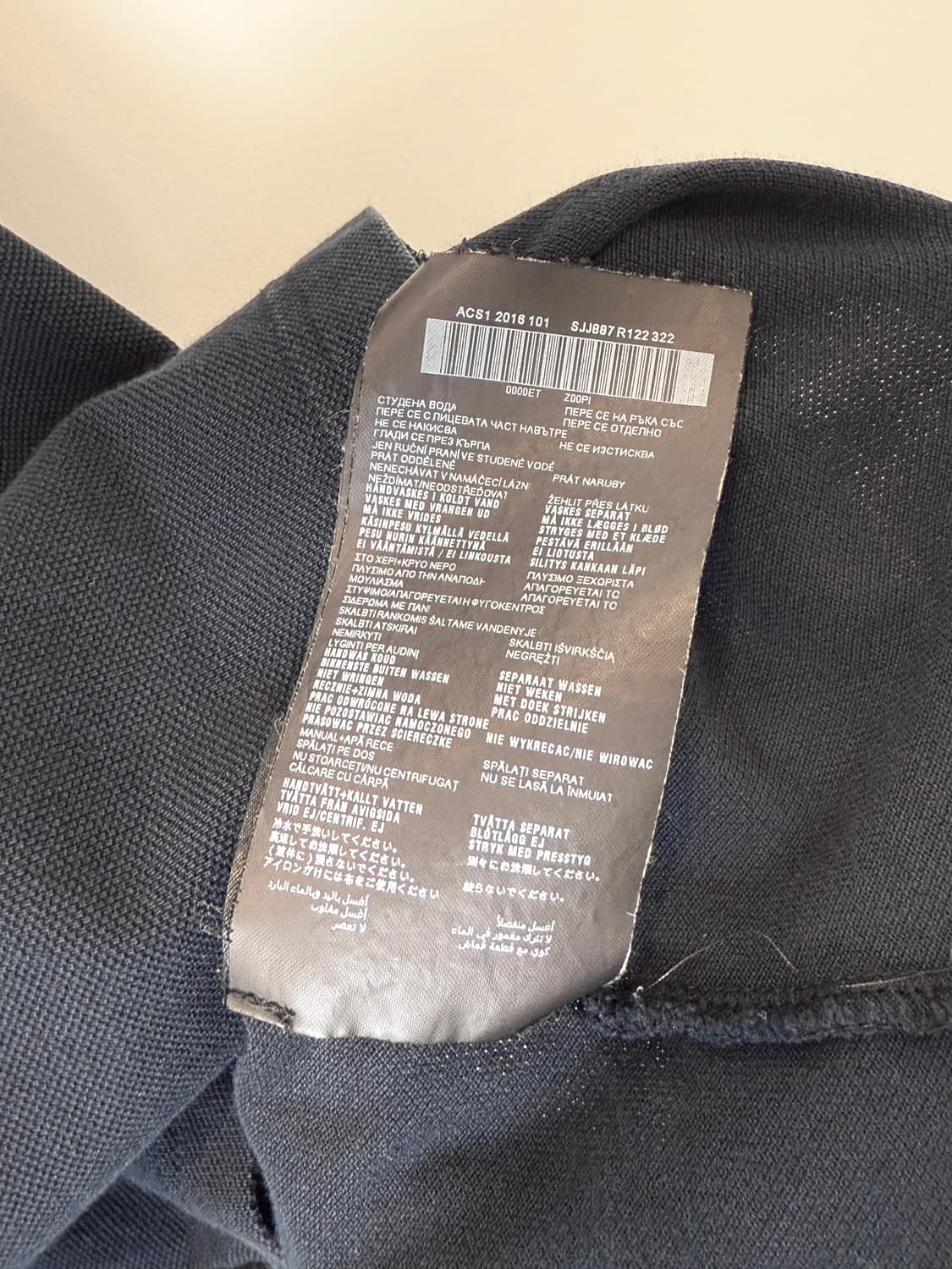 프라다 카라 반팔티 네이비 상품이미지6