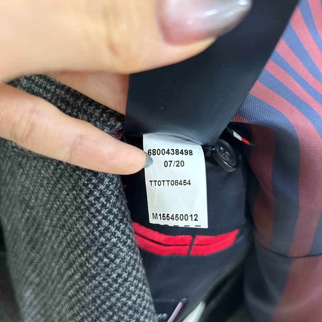 타미힐피거 남성 헤링본 자켓 100(48)  상품이미지5