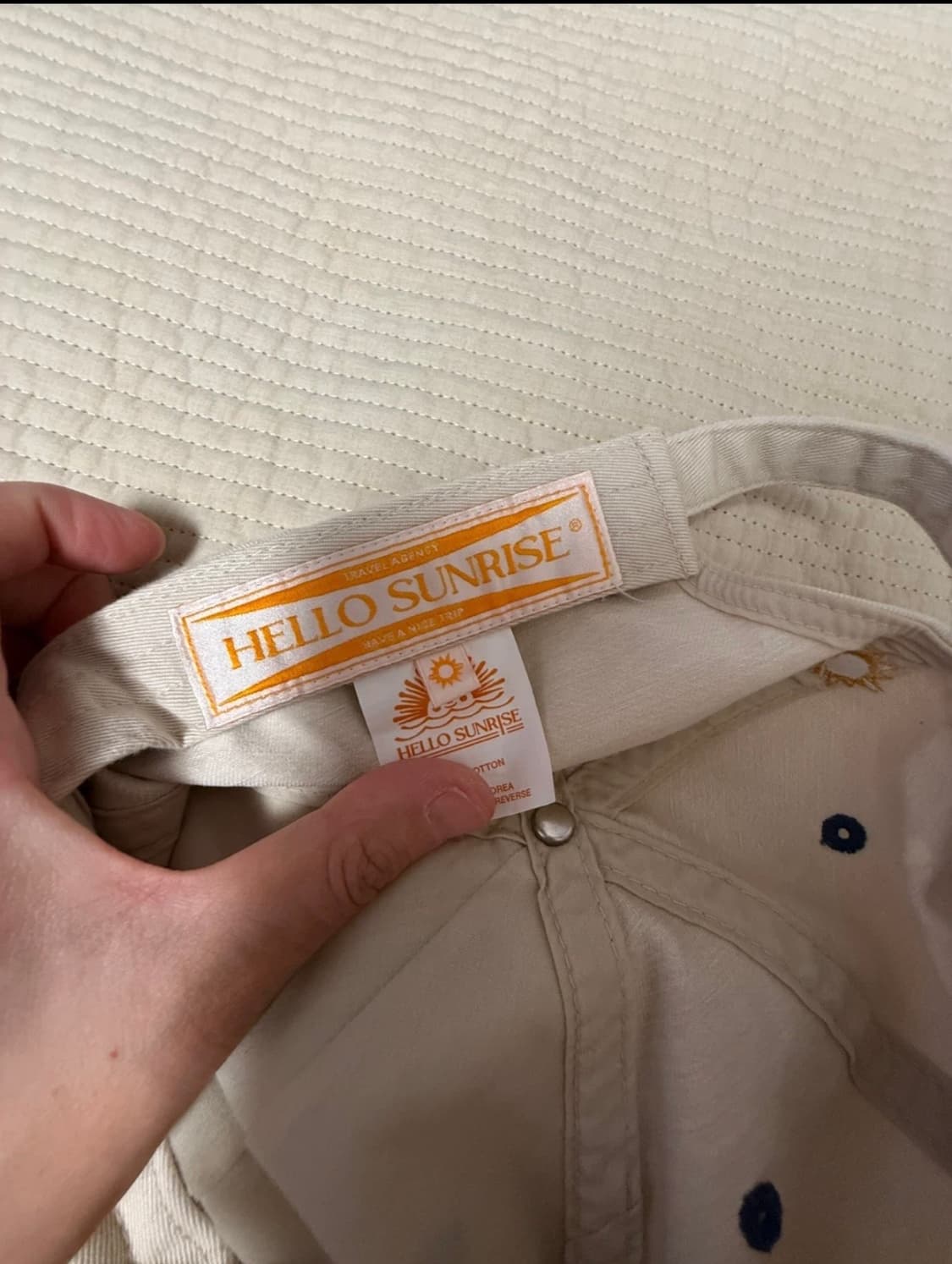 헬로선라이즈 모자 상품이미지2