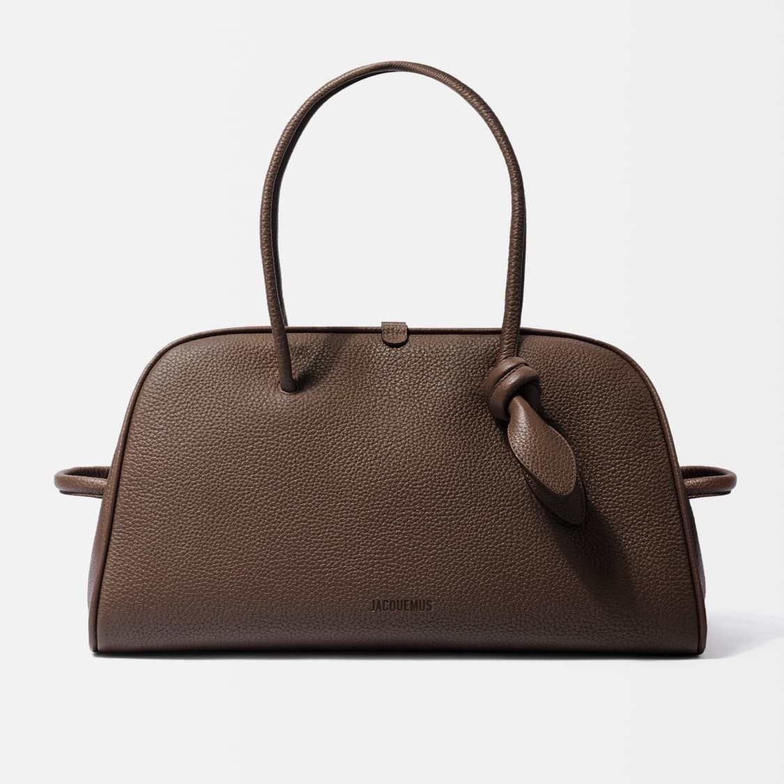 자크뮈스 26ss 투리스모 미디움 볼링백/다크 브라운 상품이미지1