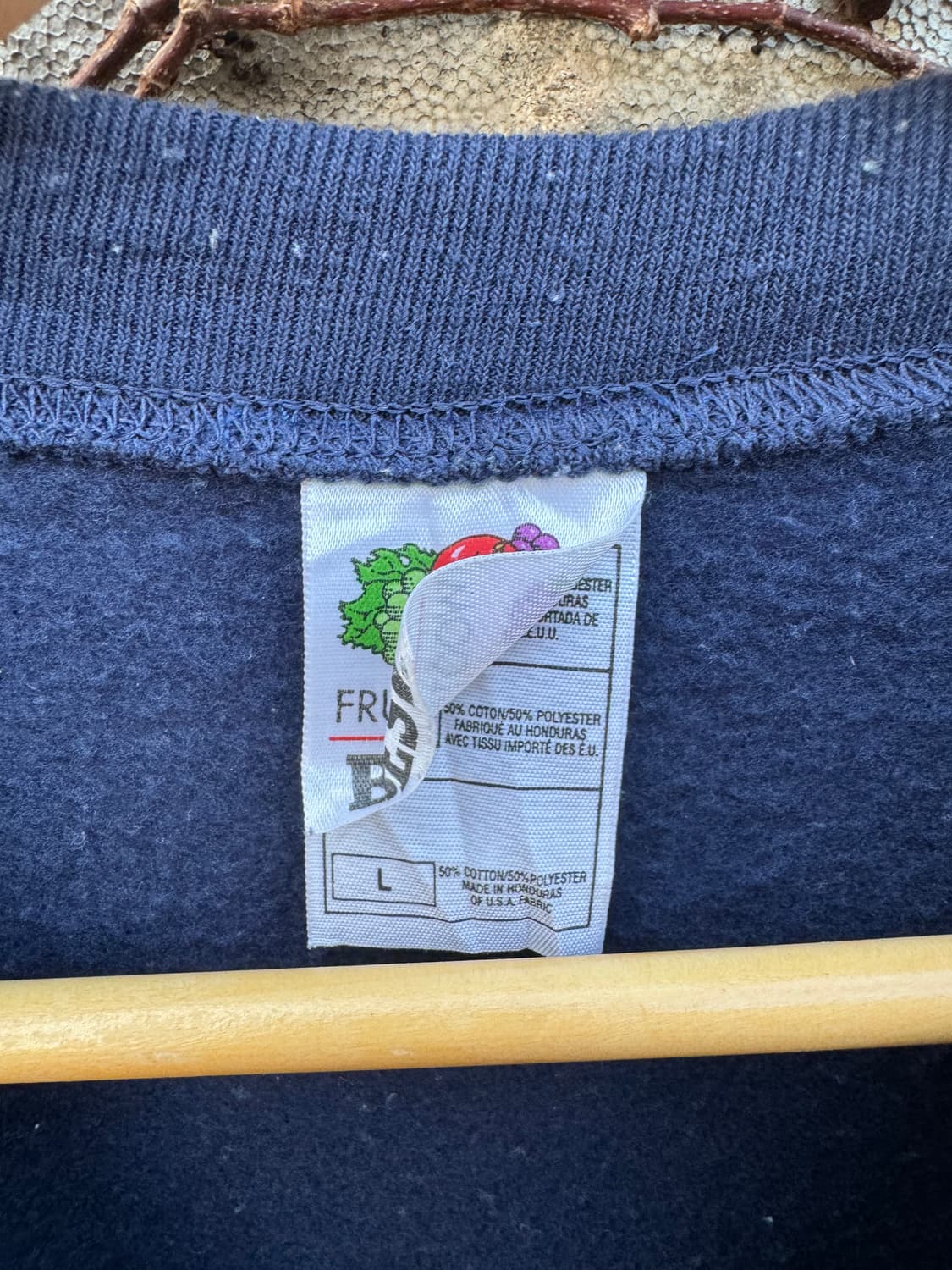 00s fruit of the loom 빈티지 자수 스웻 셔츠 맨투맨 상품이미지4