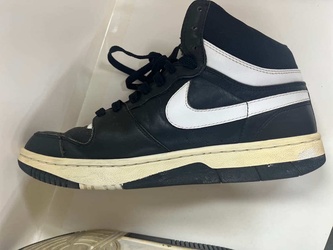 나이키 htm 코트포스 하이 검흰 1000족 한정 상품이미지6