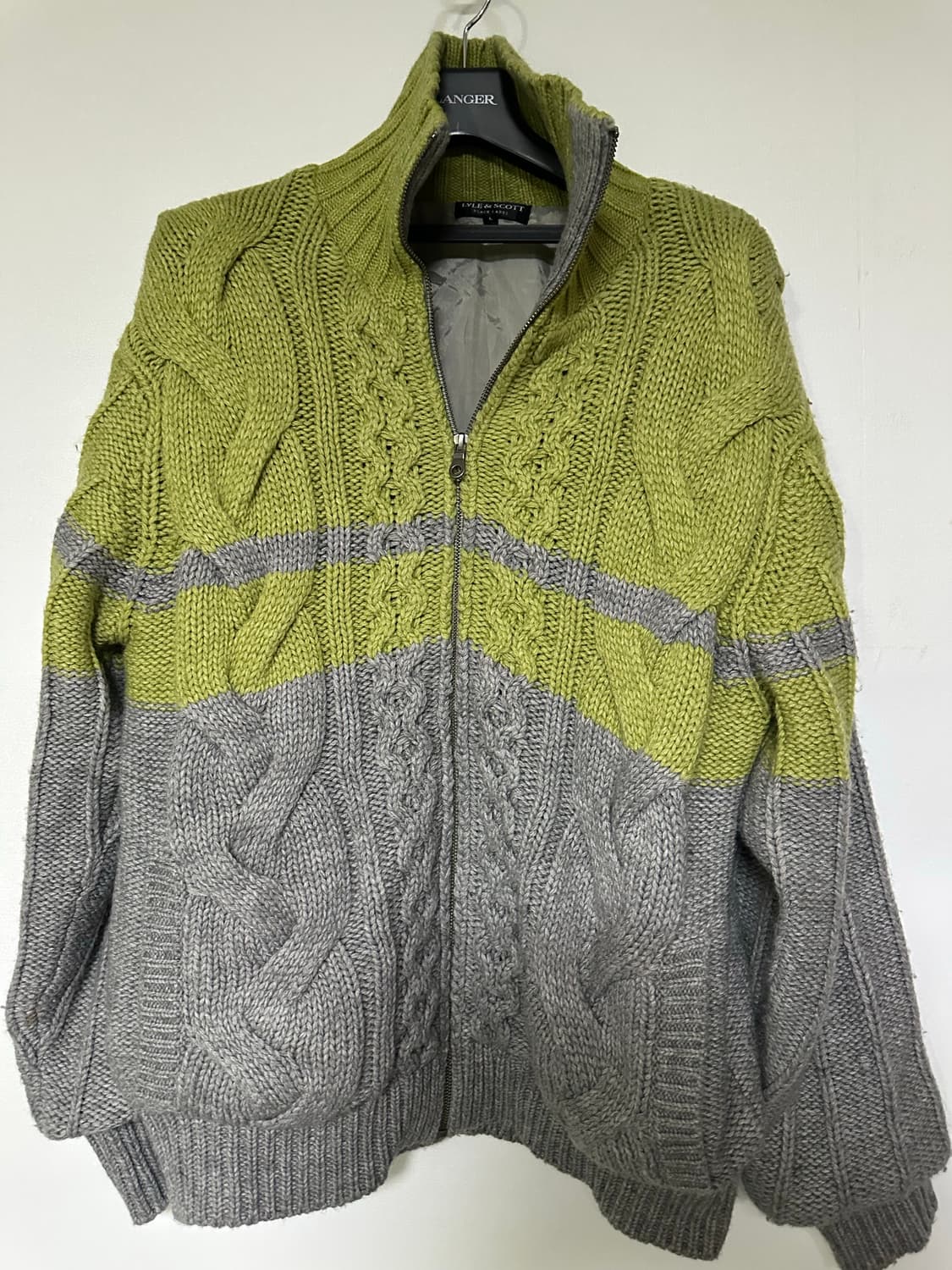 Lyle&Scott 니트 집업 가디건 L 상품이미지1