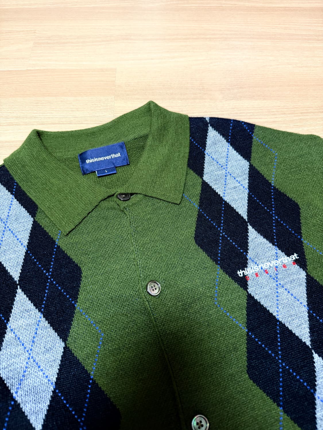 디스이즈네버댓 아가일 가디건 상품이미지2