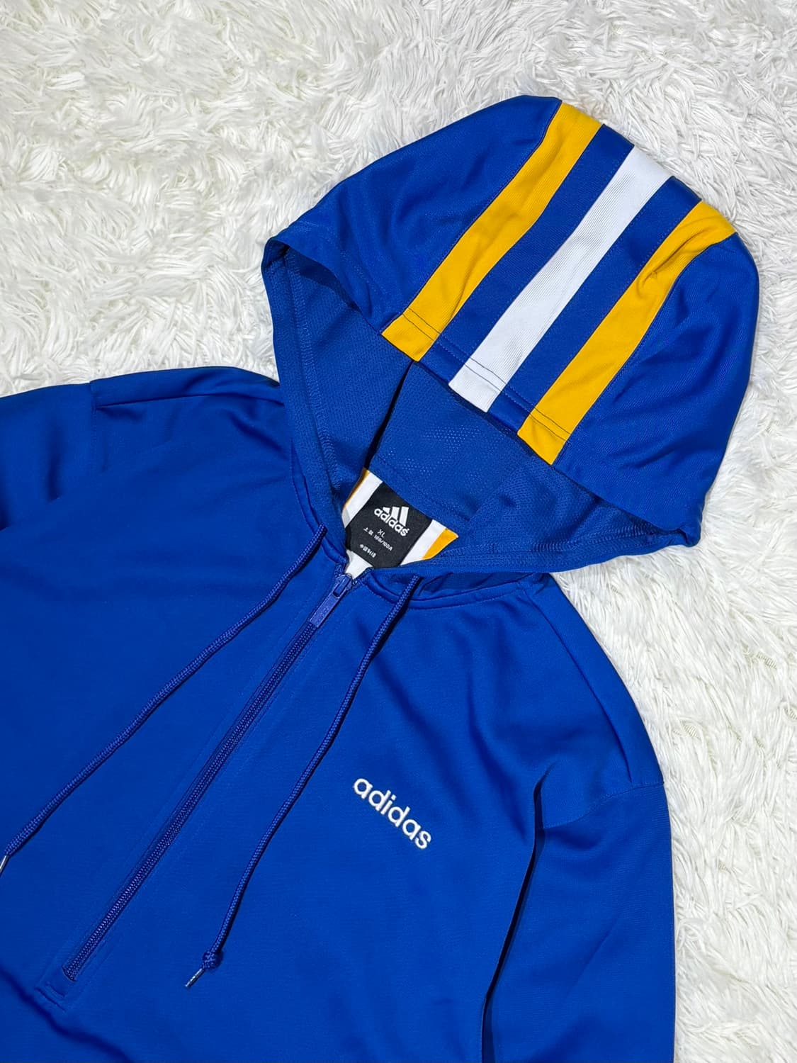 아디다스 90‘s 스펠로고 트랙 반집업 후드 상품이미지5