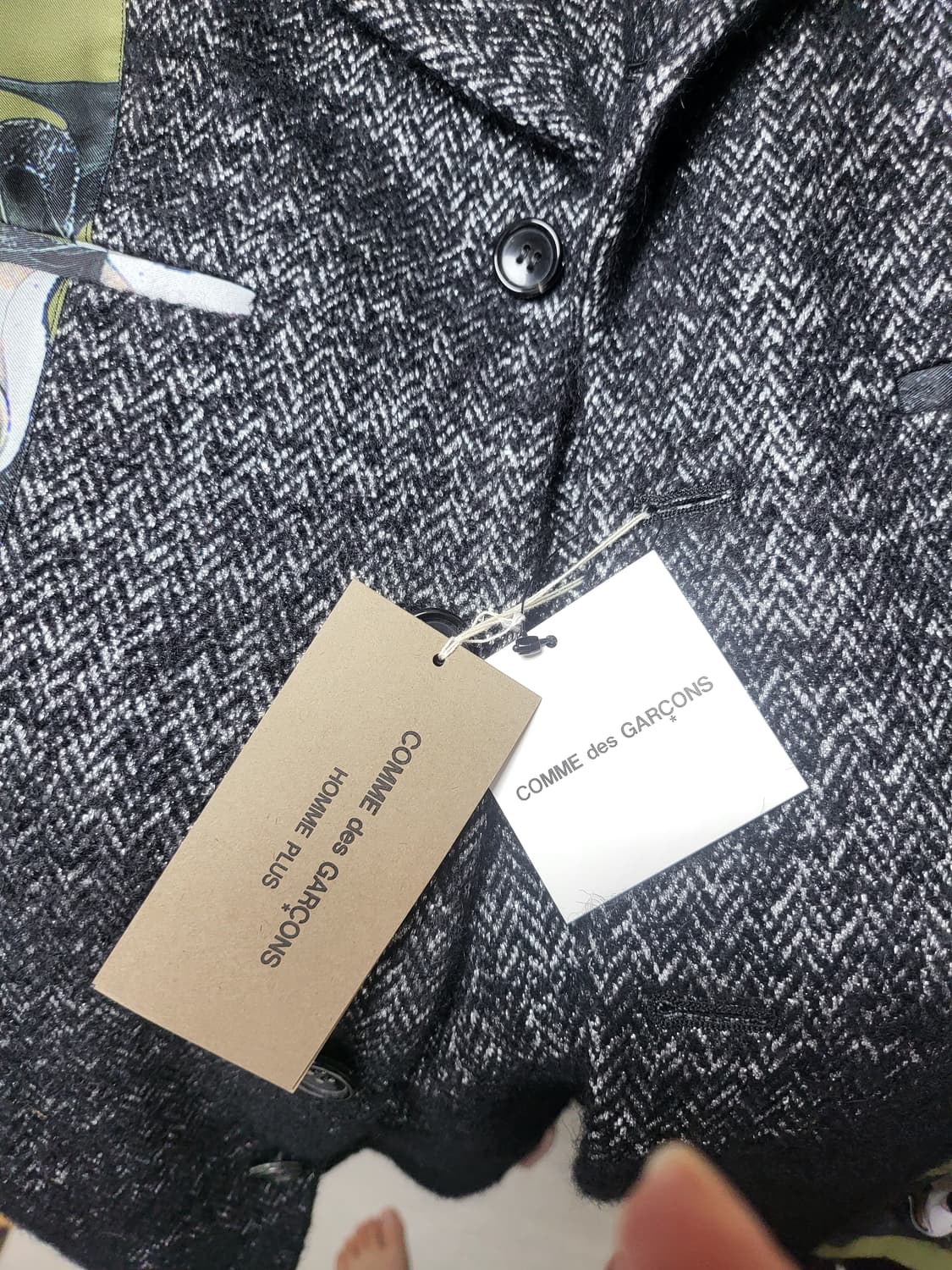 *새상품* 꼼데가르송 옴므플러스 럭셔리 비대칭 양면 자켓 - 485만원 상품이미지8