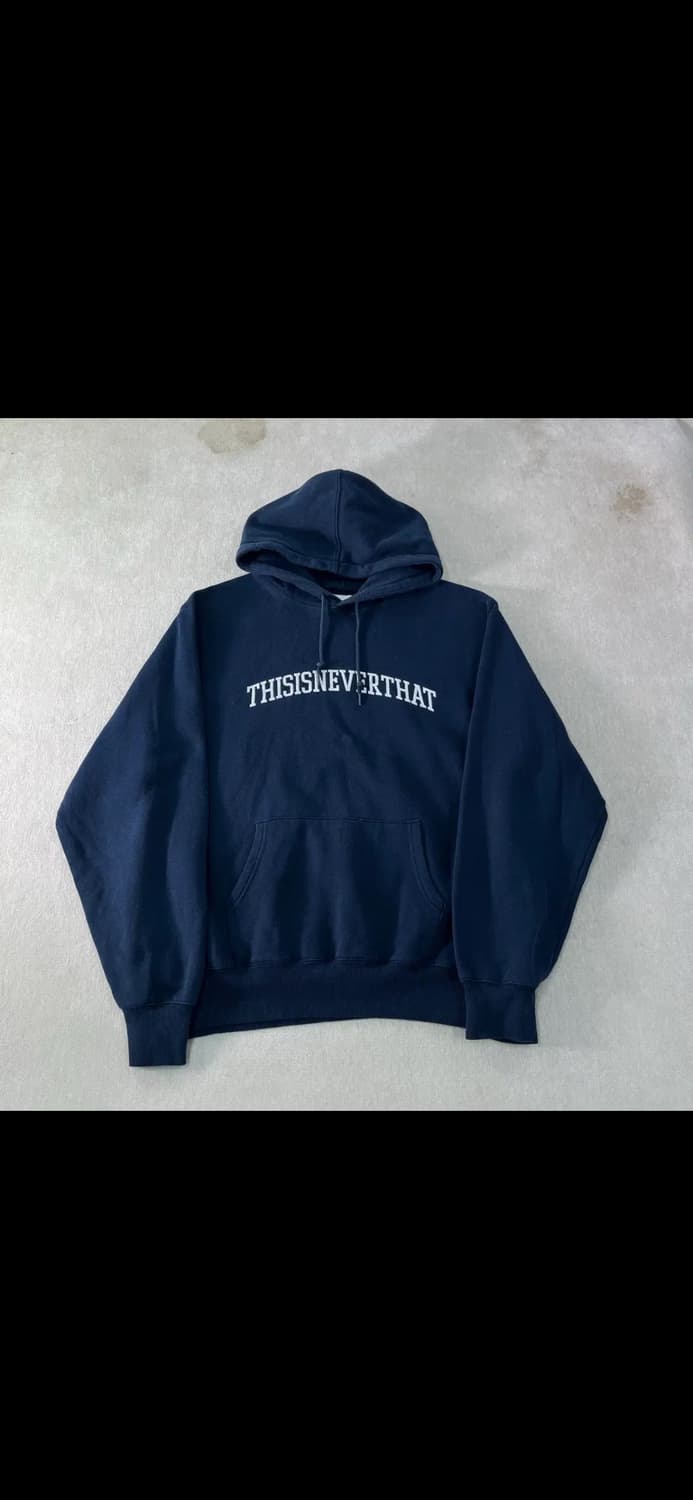 디스이즈네버댓 후드티 네이비 상품이미지1