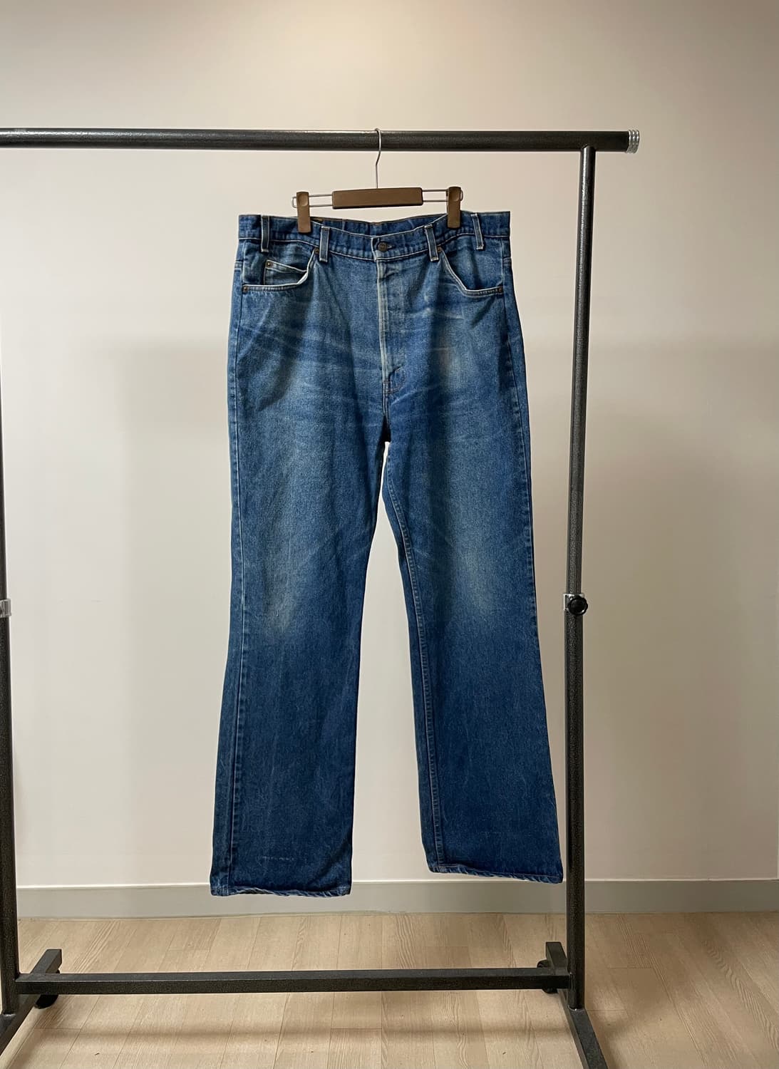 (40) 80s 빈티지 리바이스 517 오렌지탭 부츠컷 데님팬츠 상품이미지2