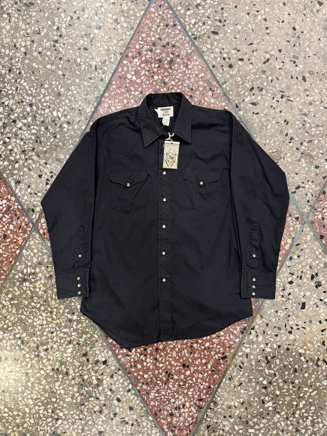 Ruddock 웨스턴 셔츠 블랙 (16.5) 상품이미지1