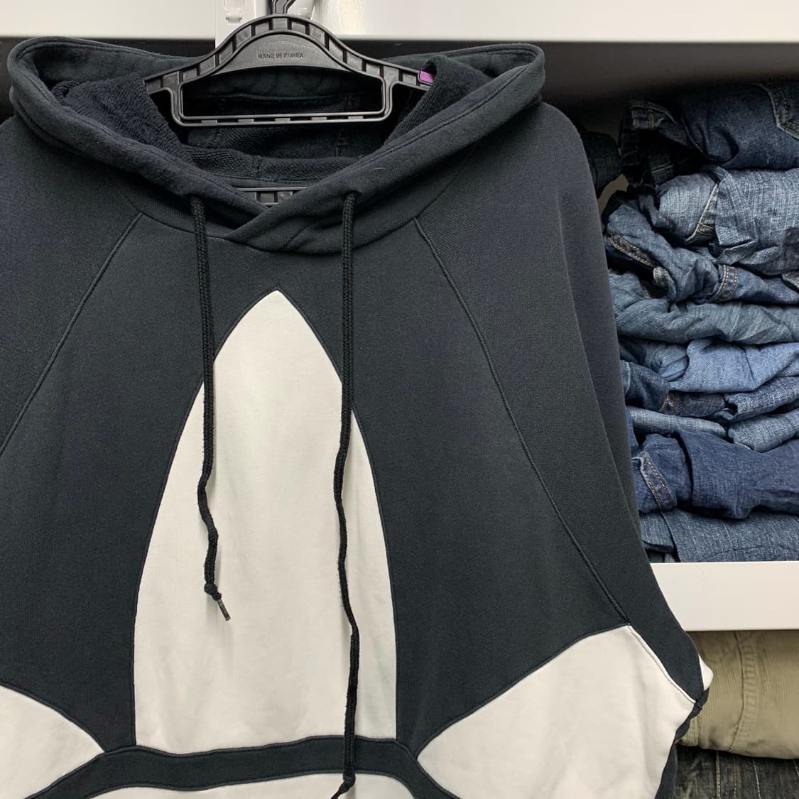 [XL] 아디다스 빅로고 래글런 후디 상품이미지1