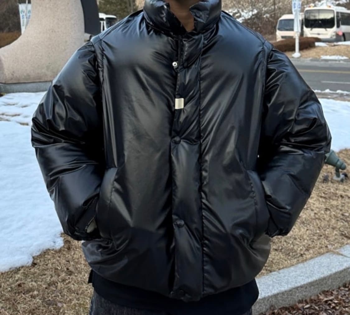 라드앤파 유광 디태처블 숏패딩 상품이미지2