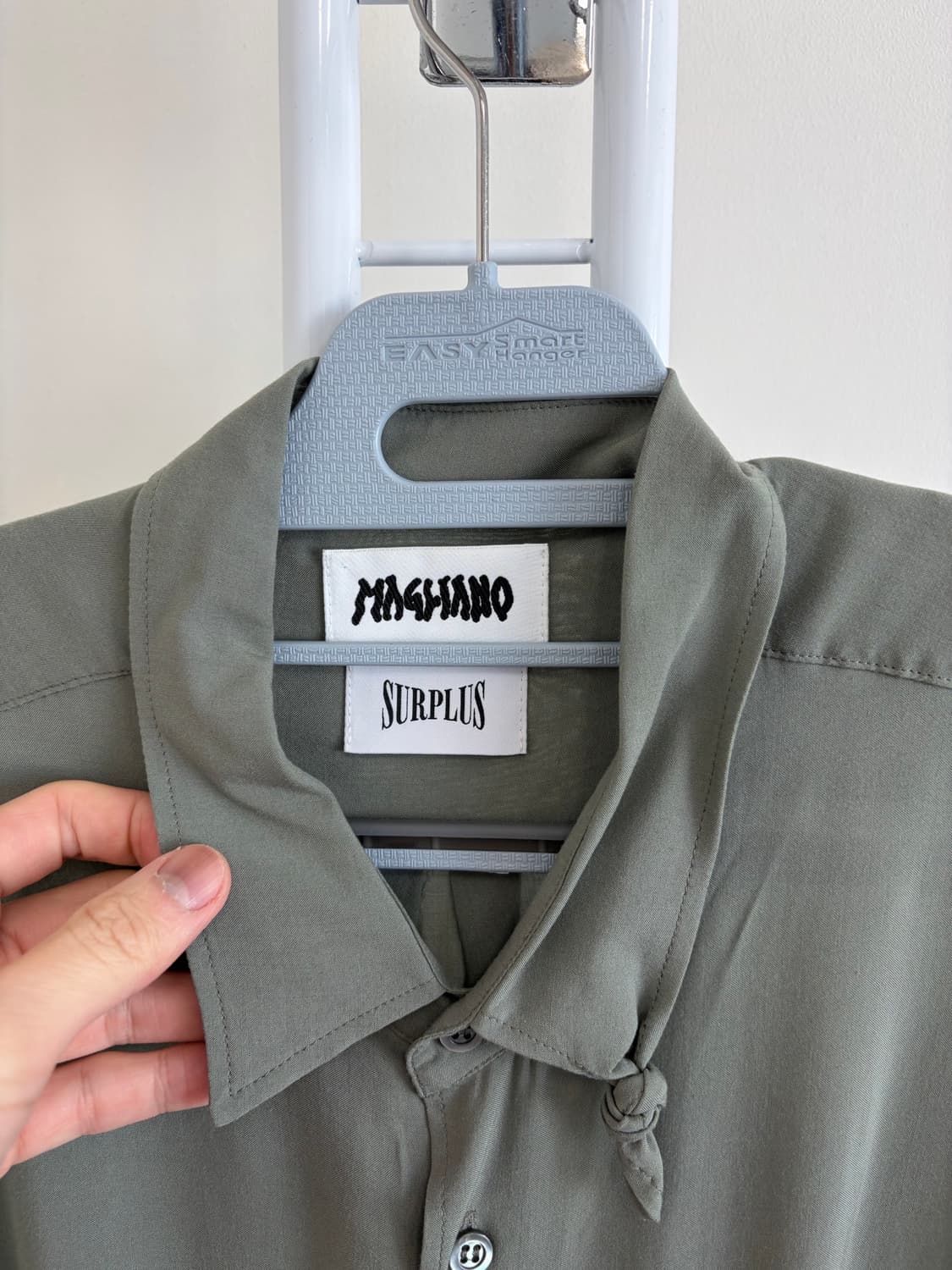 마리아노(magliano) 로멘티콘 셔츠 그레이 상품이미지3