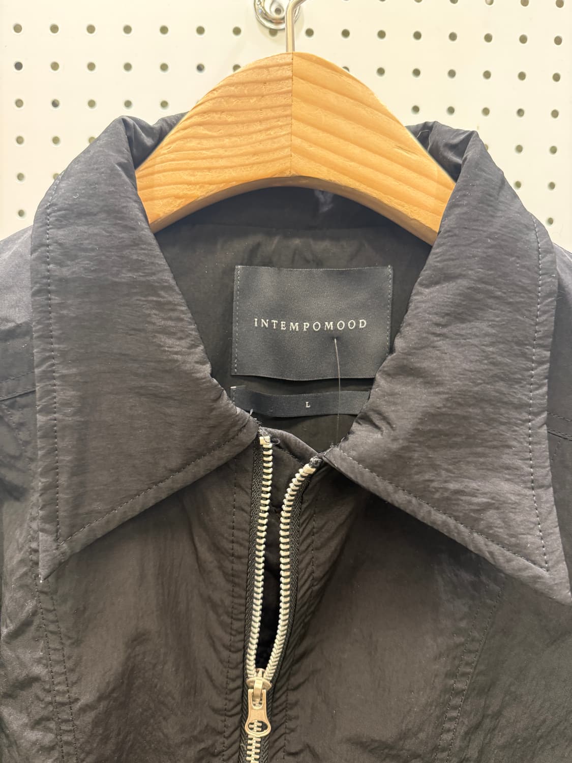 인템포무드 나일론 스티링 미니멀 자켓 U78 상품이미지4