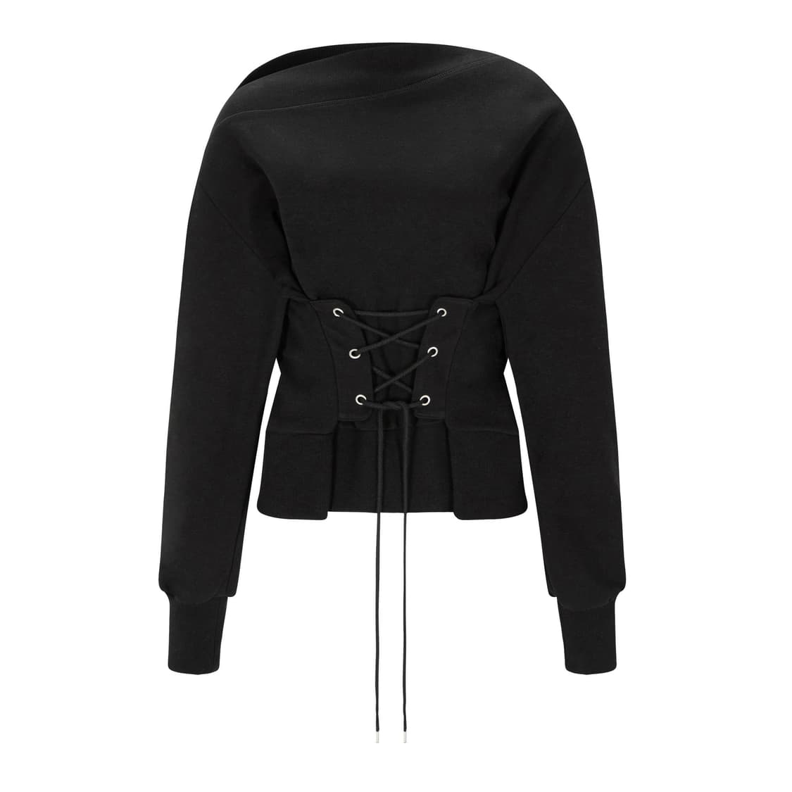 보헤미안서울 코르셋 스웻셔츠 맨투맨 블랙 상품이미지4