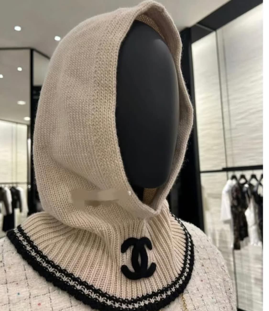 (새상품)샤넬25/26바라클라바 상품이미지7