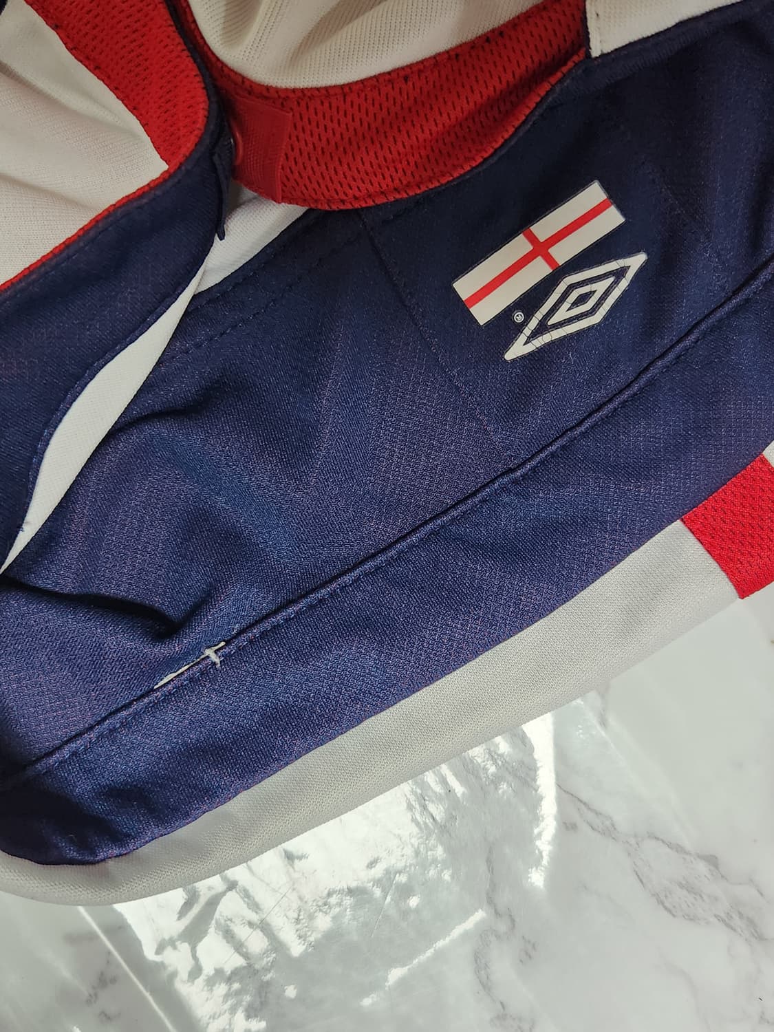 03-05 잉글랜드 홈 긴팔 엄브로 축구 유니폼 노마킹 상품이미지6