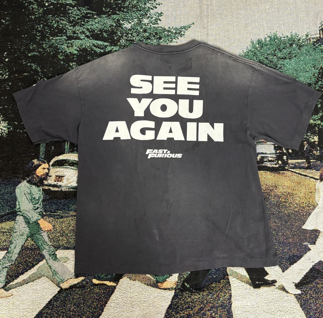 세인트 미카엘 x 분노의 질주 퓨리어스 7 숏슬리브 티셔츠 블랙 상품이미지6
