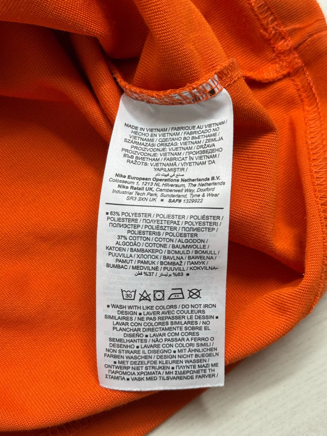 나이키 ACG 트롤 오렌지 반팔 티셔츠 US XL 상품이미지8