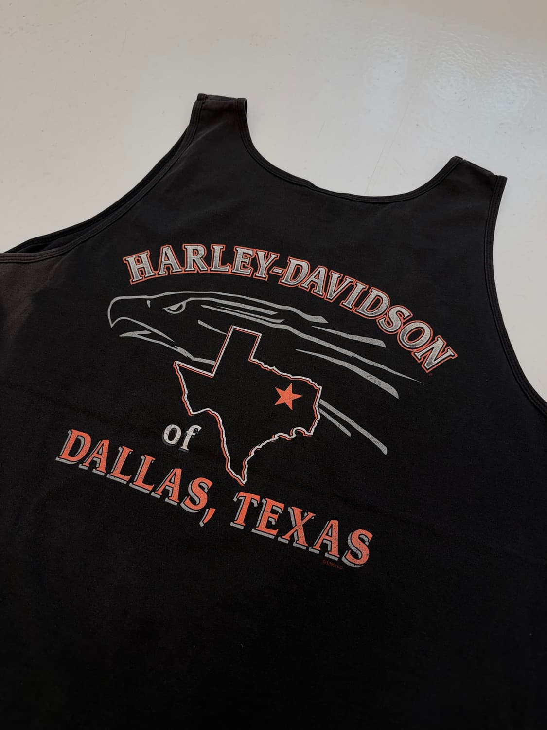 Harley Davidson 빈티지 블랙 탱크탑 상품이미지4