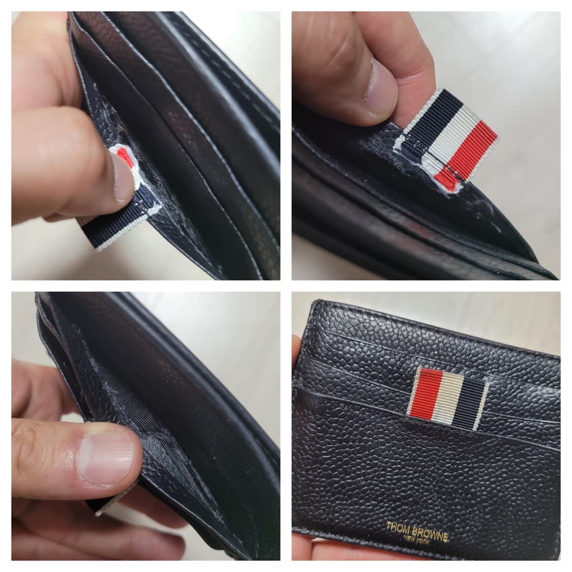 정품 톰브라운 블랙 카드지갑 상품이미지9