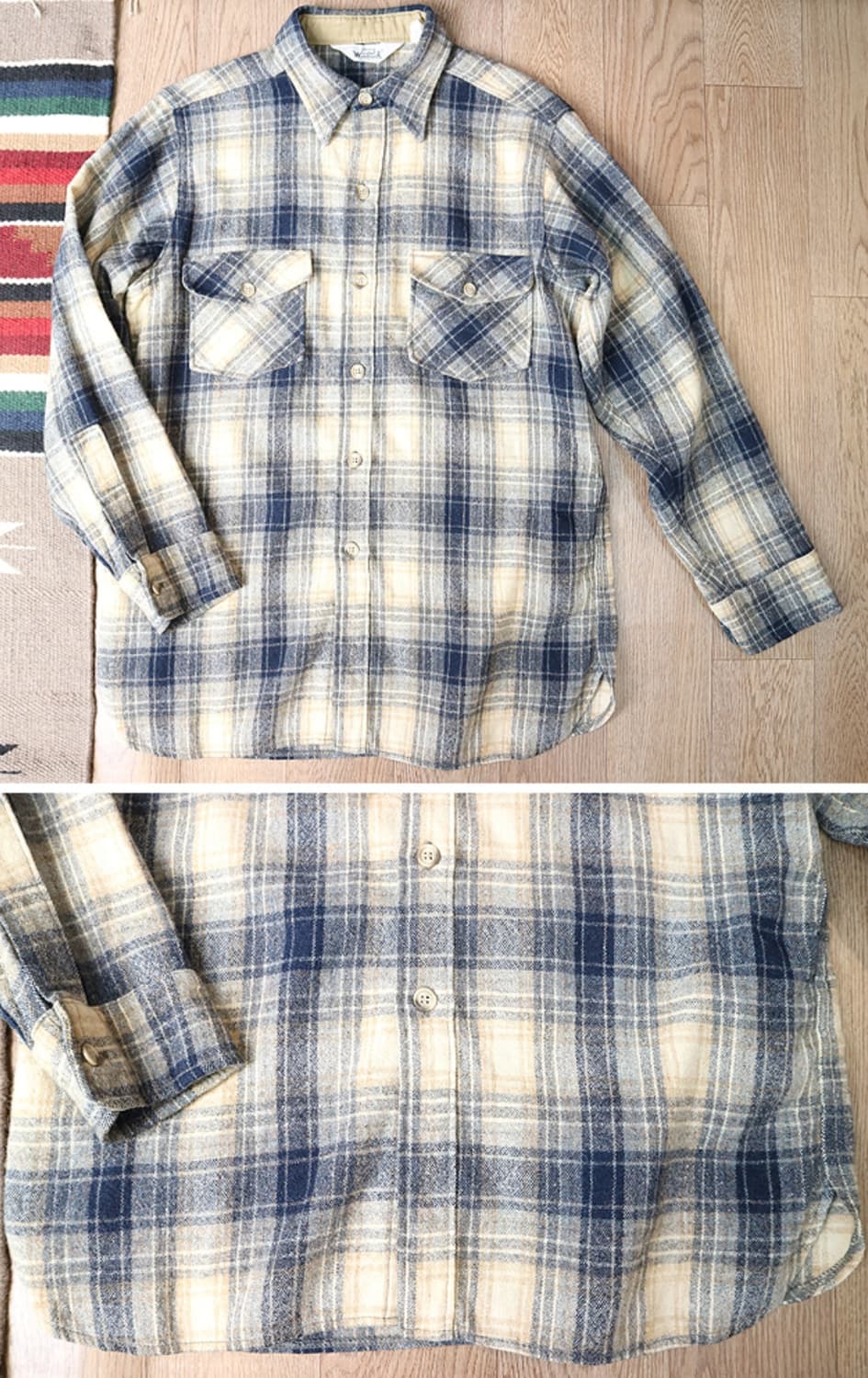 미국 메이드 70~80s 빈티지 WOOLRICH 울리치 울 체크남방

 상품이미지4