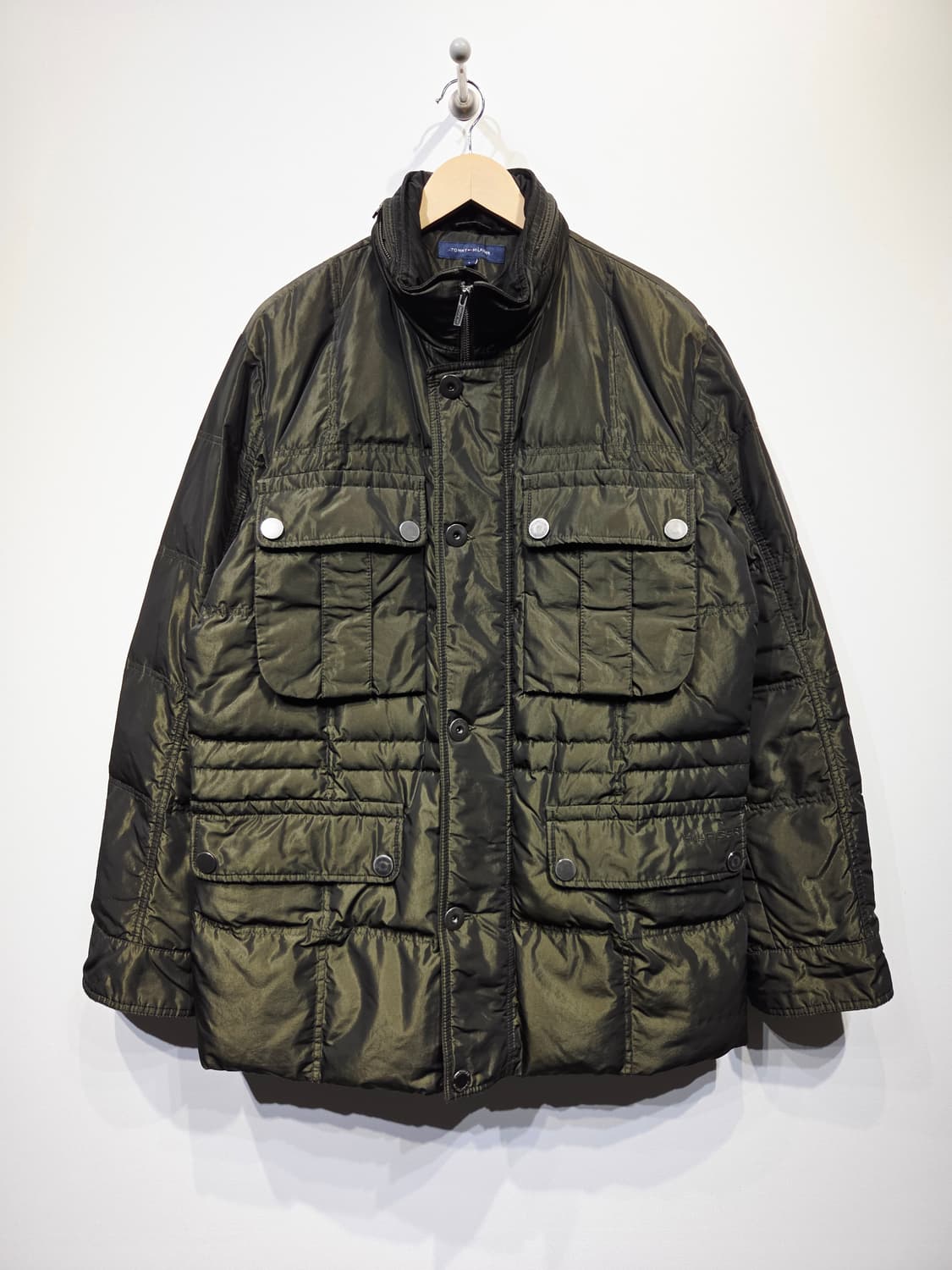 타미힐피거 카키 푸퍼 다운 패딩_L 상품이미지2
