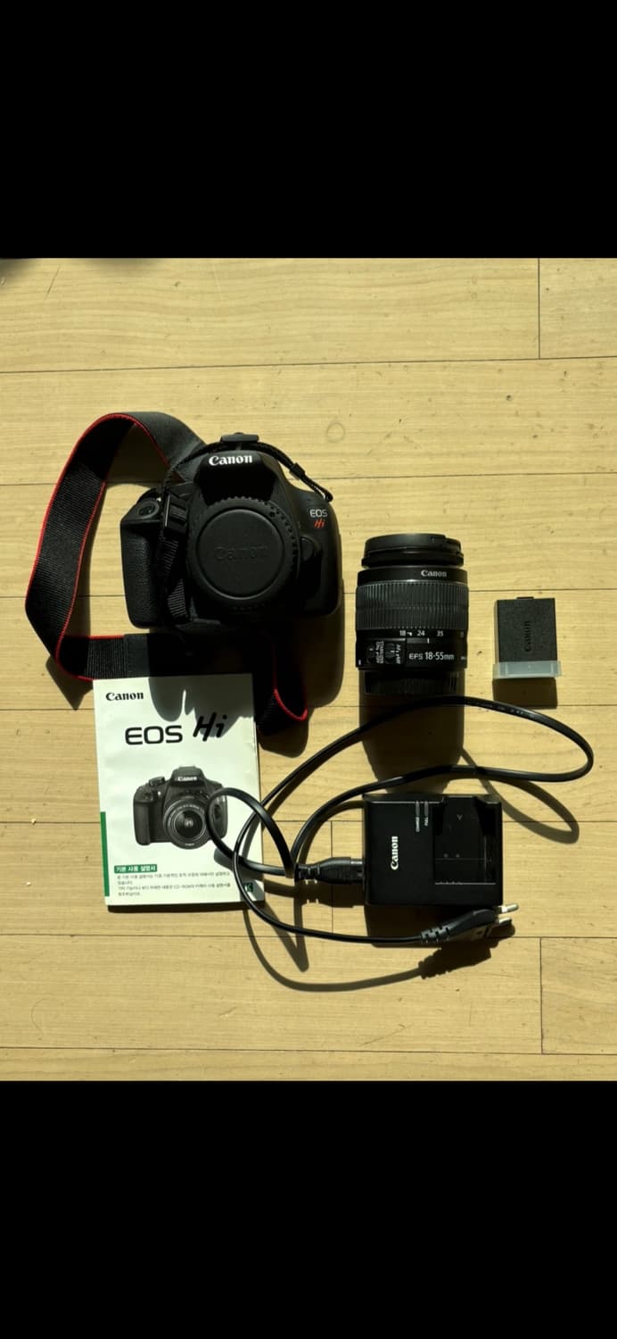 캐논 EOS Hi DSLR 카메라 +18-55mm 렌즈 상품이미지1